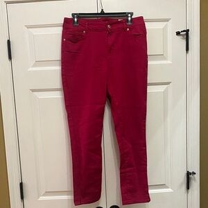 Westport Women's Vivid Pink Straight Leg Jeans